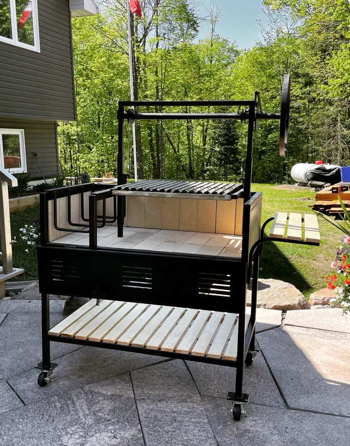 Wood fire grill / BBQ (Argentine-style Parrilla) - Canadian made